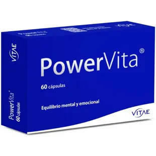 Vitae PowerVita with Ashwagandha, Magnesium and GABA 60 Capsules