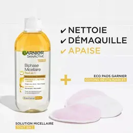 Garnier SkinActive Biphase Micellaire Tout en 1 400ml