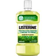 Listerine Enjuague Bucal Protección Dientes y Encías Sabor Suave 500 ml