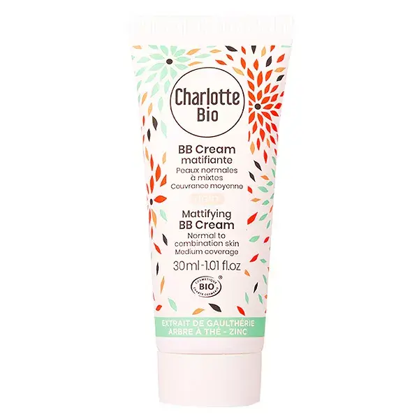 Charlotte Bio Le Teint BB Light Mattifying Cream Combination Skin Organic 30ml