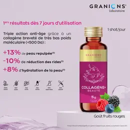 Granions Collagène Beauté+ -  Collagène marin de type I hydrolysé - 8 Shots