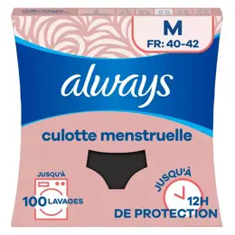 Always Culotte Menstruelle Lavable M Flux Modéré À Abondant 1 unité