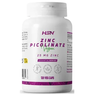 HSN Zinc Picolinate (25mg Zinc) 120 Vegetable Capsules