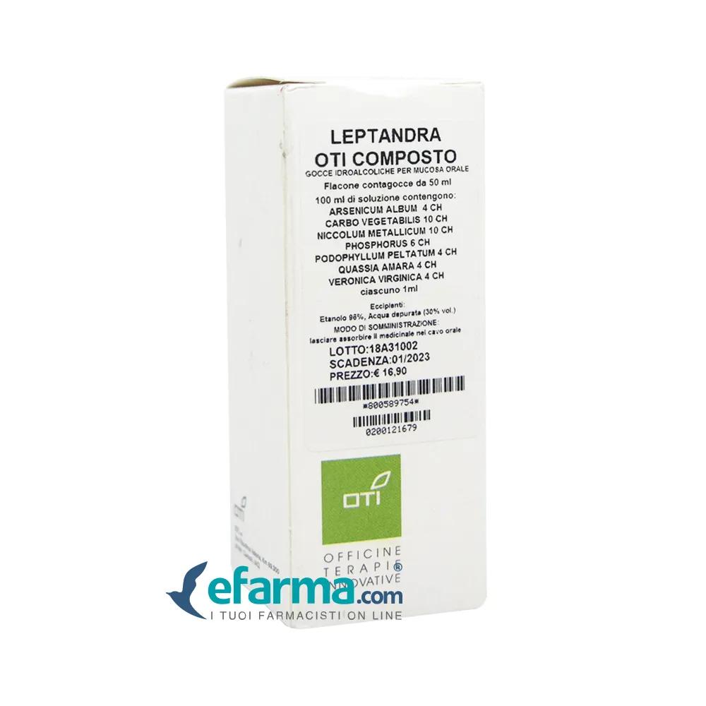 Oti Leptandra Composto In Gocce Medicinale Omeopatico 50 ml