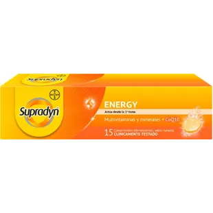 Supradyn actieve vitamines en energie 15 bruistabletten