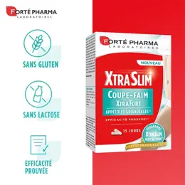 Forté Pharma Xtraslim Coupe-Faim Réducteur d'Appétit Aide Minceur 60 gélules