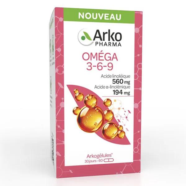 Arkopharma Arkogélules Oméga 3-6-9 60 gélules