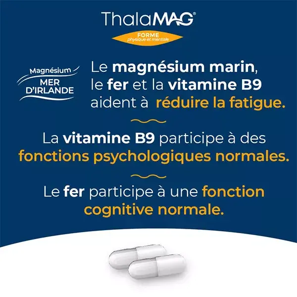 Thalamag Marine Magnesium Physical & Mental Fitness 60 capsules