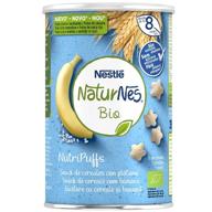 Naturnes Nutripuffs Snack de Cereais com Banana  BIO 5 Porções