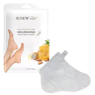Sunewmed+ Masque pour les Pieds à l'Huile d'Amande Douce et à la Gelée Royale 60 gr
