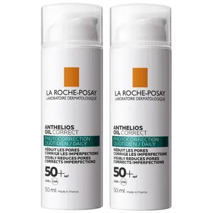 La Roche Posay Anthelios Oil Correct SPF50+ 2x50 ml