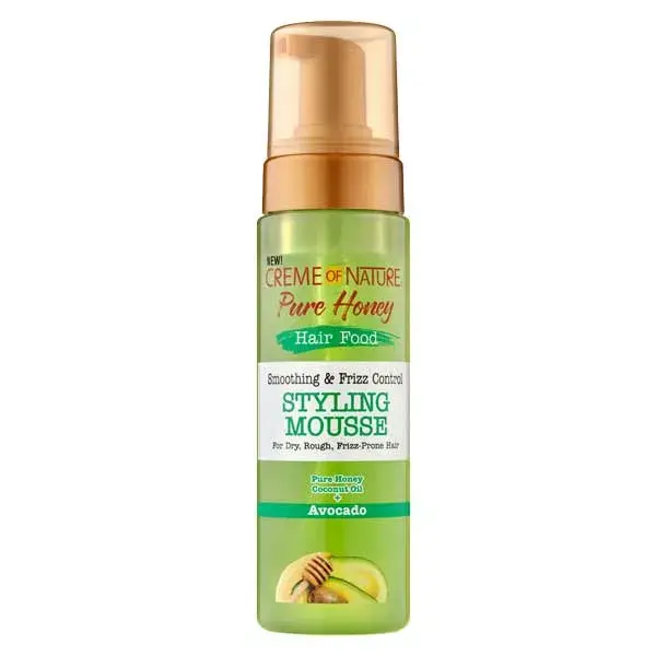 Creme of Nature Pure Honey Hair Food Avocado Mousse coiffante 207ml