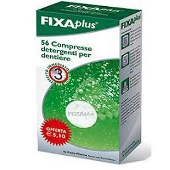 Fixaplus Copresse Detergenti Per Dentiere 56 Pezzi