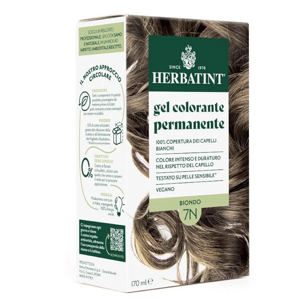 Herbatint Tintura Capelli Gel Permanente 7N Biondo 170 ml