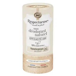 Respectueuse Mon Déodorant Naturel Hypoallergénique Bio 50g