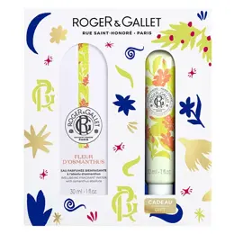 Roger & Gallet Coffret Eau Parfumée Bienfaisante Fleur D'Osmanthus 30 Ml Crème Mains 30 Ml