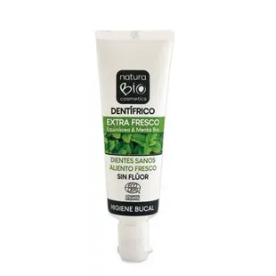 Naturabio Cosmetics Naturabio Extra Fresh Toothpaste Without Fluoride Echinacea and Mint BIO 25 ml