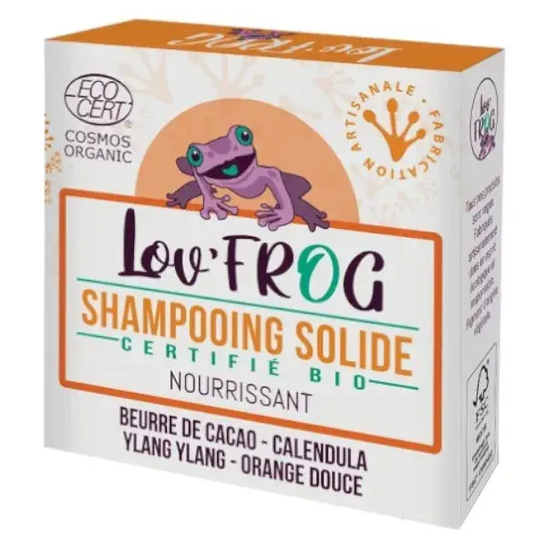 Lov'FROG Shampoing Solide Nourrissant Bio 50g
