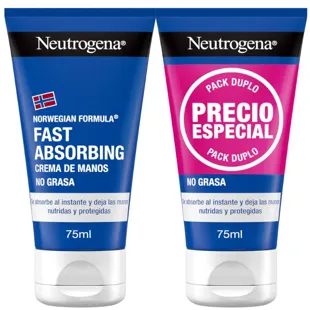 Neutrogena Rapid Absorption Handcreme 75ml DUPLO