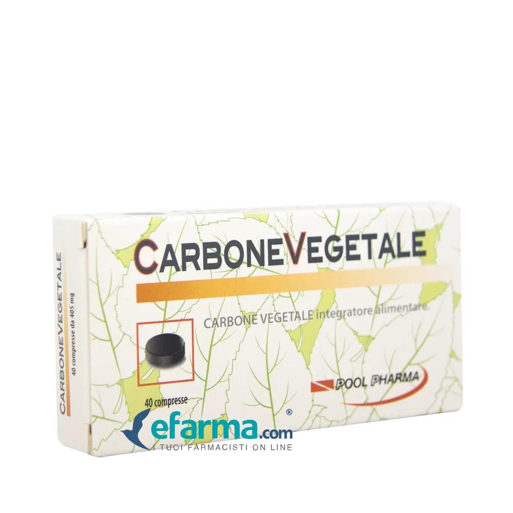 Pool Pharma Carbone Vegetale Integratore Digerente 40 Compresse