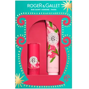 Roger&amp;Gallet Ginger Red Hand Cream 30ml + Lip Balm