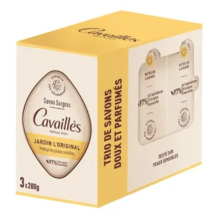 Sapone Supergrasso Cavailles Garden l'Originale 3X200gr