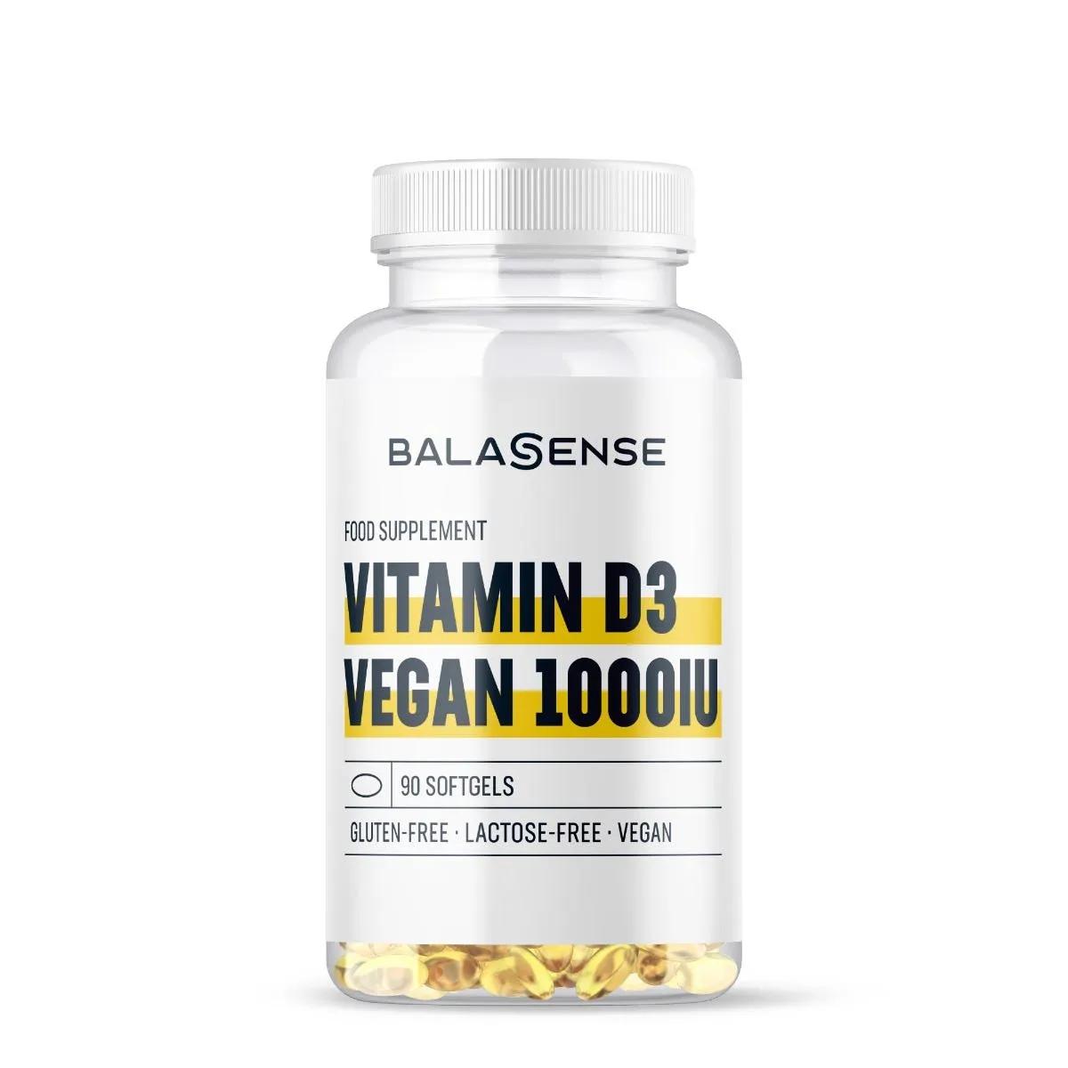 Balasense Vitamin D3 Vegan Integratore 90 Capsule