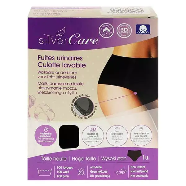 Silvercare Incontinence Culotte Taille Haute - T. S (34/36)