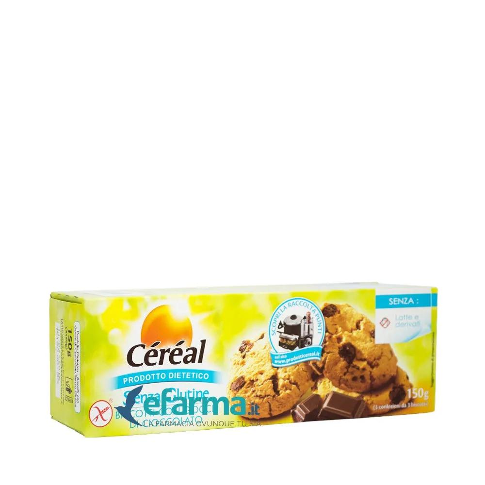 Cereal Biscotti Con Gocce Di Cioccolato Senza Glutine 150 Gr