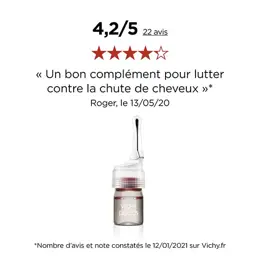 Vichy Dercos Soin Anti-Chute Cheveux Aminexil Clinical 5 Homme 21 x 6ml