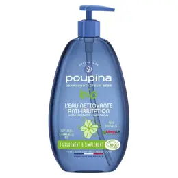 Poupina Soins Bébé L'Eau Nettoyante Anti-Irritation Bio 485ml