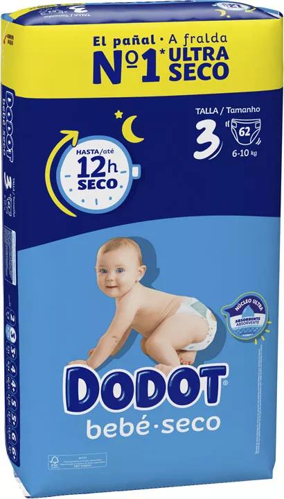 pañales dodot 12 horas seco