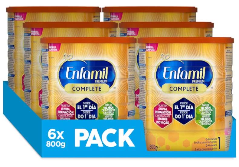 Enfamil 1 Premium Lait de démarrage complet 6x800 gr