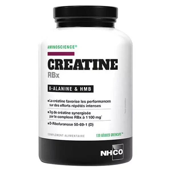 NHCO Créatine Rbx B-Alanine & HMB 120 gélules