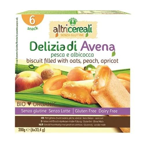 AltriCereali Delizia All' Avena Integrale Con Pesca E Albicocca 200 g