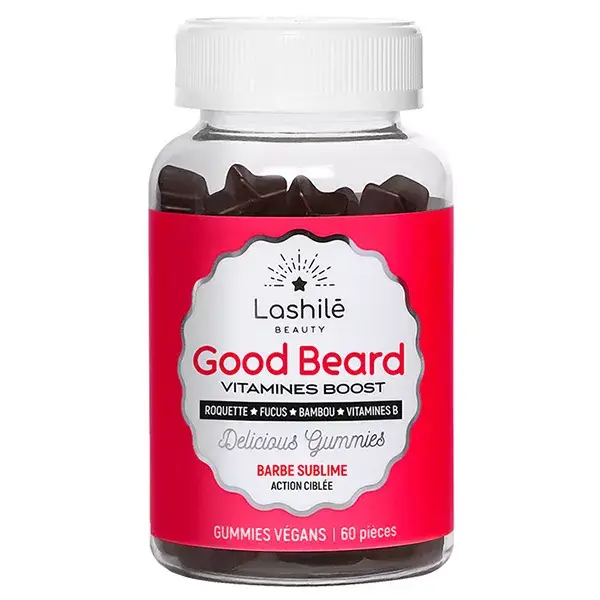 Lashilé Beauty Good Beard 60 gummies