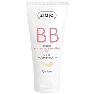 Ziaja BB Cream Piel Normal, Seca y Sensible SPF15 Tono Claro 50ml