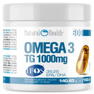 Natural Health Omega 3 35 DHA/25 EPA TG IFOS 100 Cápsulas