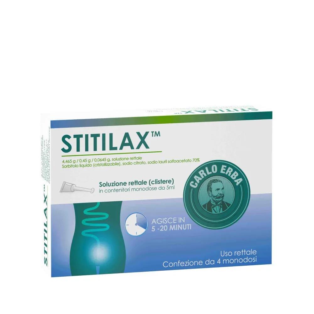 Stitilax Soluzione Rettale in Clistere 4 Microclismi 5ml