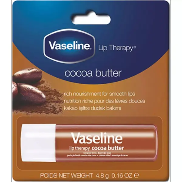 Vaseline - Baume à lèvres Cocoa Butter en stick 4,8 gr