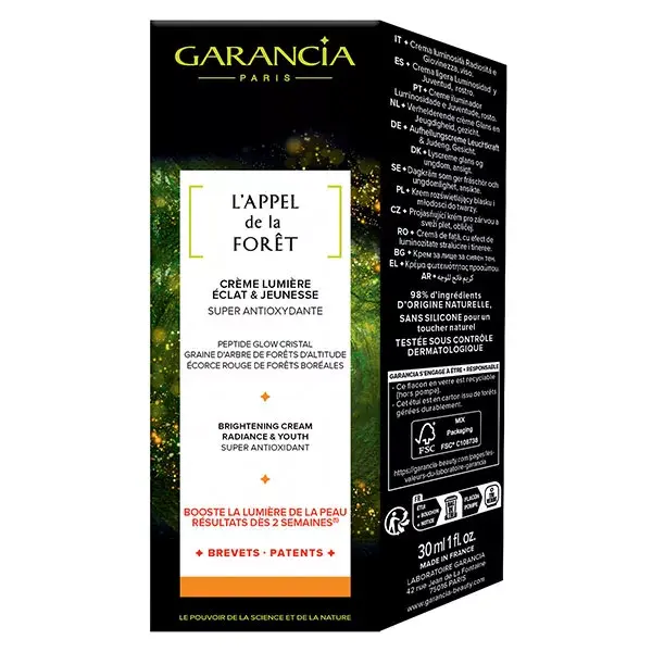 Garancia L'Appel de la Forêt Radiance & Youth Light Cream 30ml