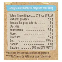 Babybio Desserts Lactés Pot Brassé au Lait de Brebis Mirabelle Vanille +6m Bio 2 x 130g