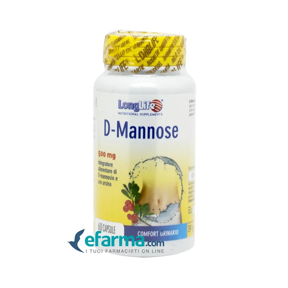 LongLife D-mannose Integratore Vie Urinarie 60 Capsule