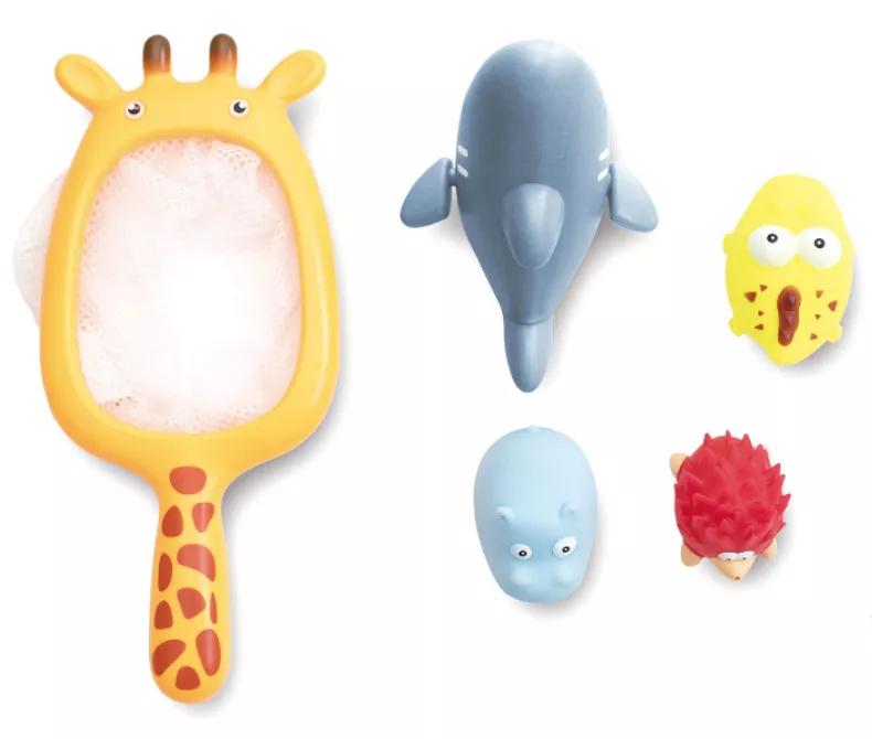 OImitos Filet de pêche pour le bain de la girafe 5 pièces