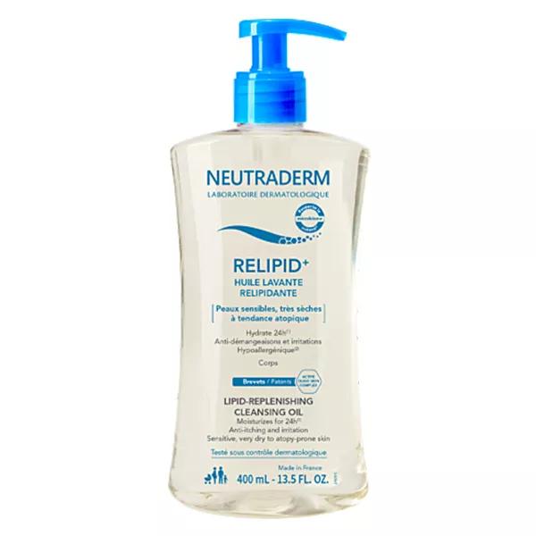 Neutraderm Relipid + Aceite Limpiador Relipidante 1L