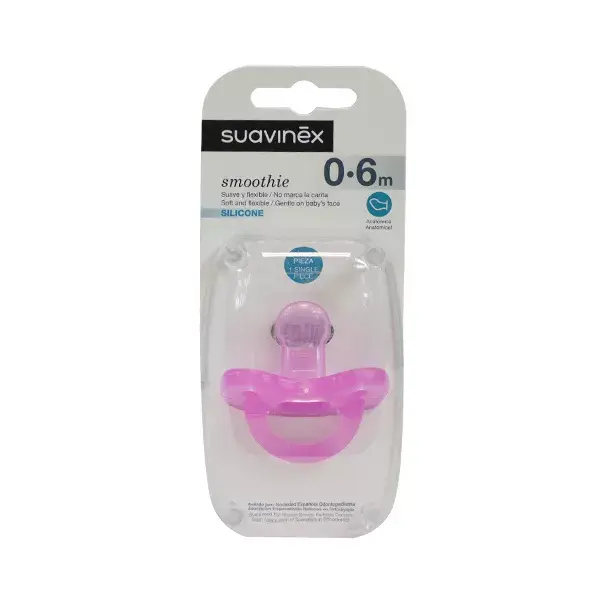 Suavinex Sucette Silicone Smoothie 0-6m Bleue