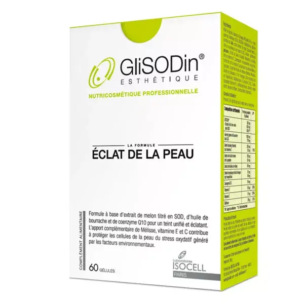 GliSODin Eclat de la Peau 60 gélules