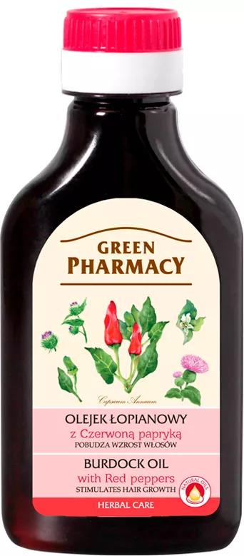 Greenpharmacy Óleo Capilar de Bardana Com Pimenta Vermelha green Pharmacy 100ml