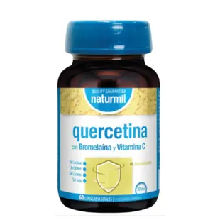 Naturmil Quercetin Bromelain Vitamin C 60 Vegetable Capsules