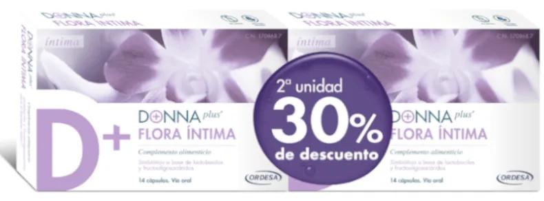 Donna Plus + Flore Intime 2x14 Capsules (2ème unité 30% de réduction)